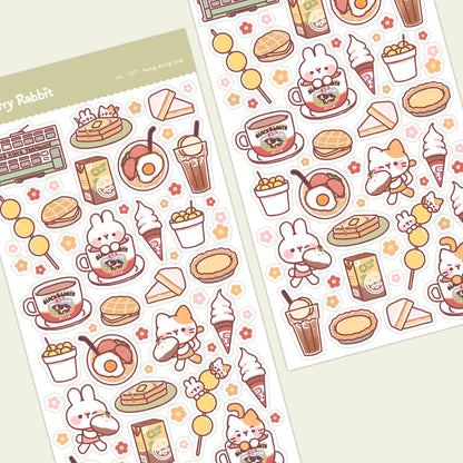 Cherry Rabbit | Hong Kong Trip Sticker Sheet no.127