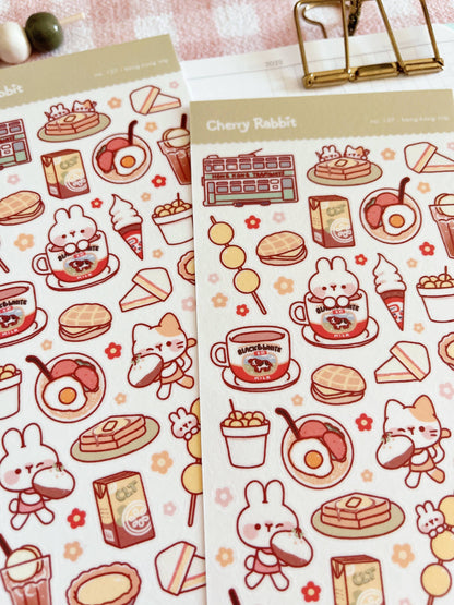 Cherry Rabbit | Hong Kong Trip Sticker Sheet no.127